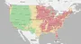 Map placeholder for disease risk